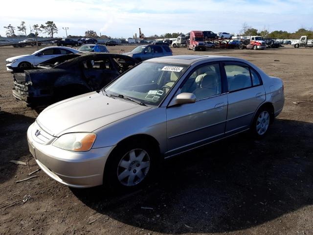 HONDA CIVIC EX 2002 with VIN 2HGES26742H585956 - Photo from auction