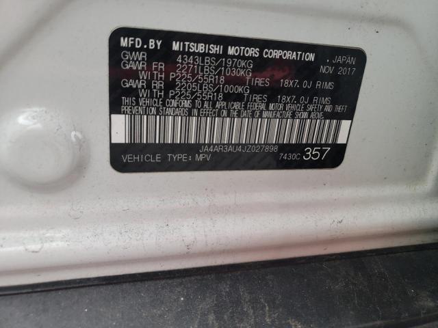 Photo 14 from auction – 2018 MITSUBISHI OUTLANDER with VIN JA4AR3AU4JZ027898