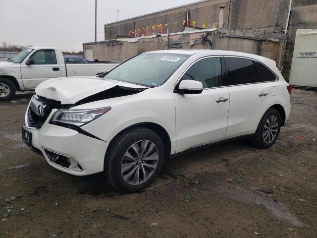 ACURA MDX TECHNO 2016 with VIN 5FRYD3H4XGB007760 - Photo from auction
