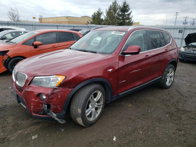 BMW X3 XDRIVE2 2014 with VIN 5UXWX9C58E0D19091 - Photo from auction