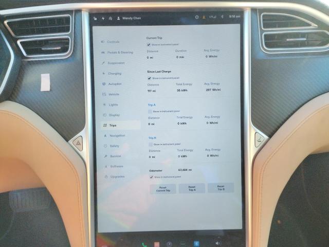 Photo 9 from auction – 2017 TESLA MODEL S with VIN 5YJSA1E23HF200972