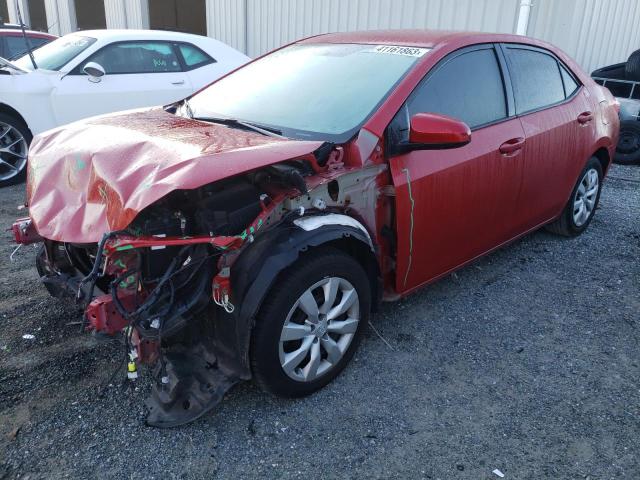 TOYOTA COROLLA L 2015 with VIN 2T1BURHE8FC393018 - Photo from auction
