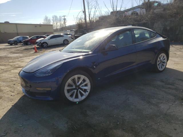 TESLA MODEL 3 2022 with VIN 5YJ3E1EA2NF186882 - Photo from auction