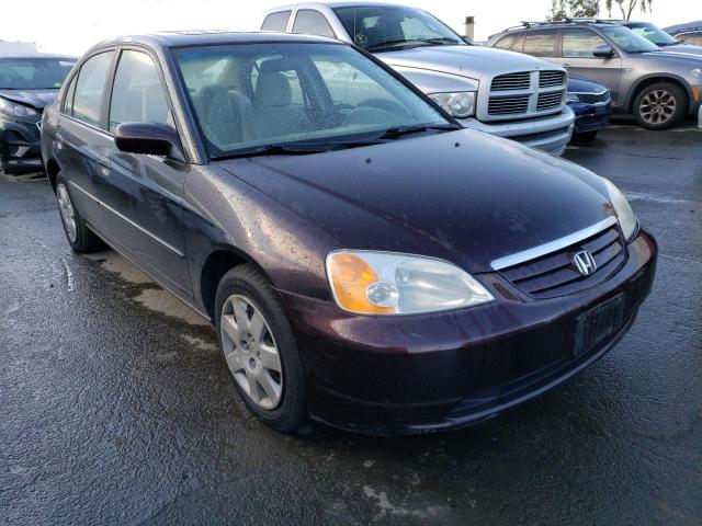 Photo 4 from auction – 2001 HONDA CIVIC EX with VIN 2HGES26791H534905