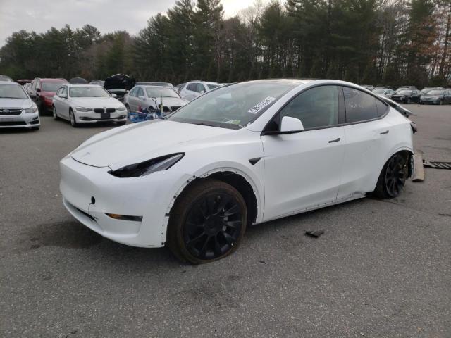 TESLA MODEL Y 2022 с VIN 7SAYGDEE1NF386059 - Снимка от търг
