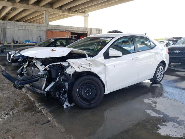 TOYOTA COROLLA L 2018 with VIN 5YFBURHE6JP817594 - Photo from auction