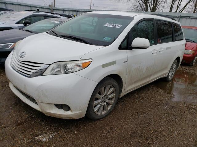 TOYOTA SIENNA LE 2017 with VIN 5TDJZ3DC3HS173102 - Photo from auction