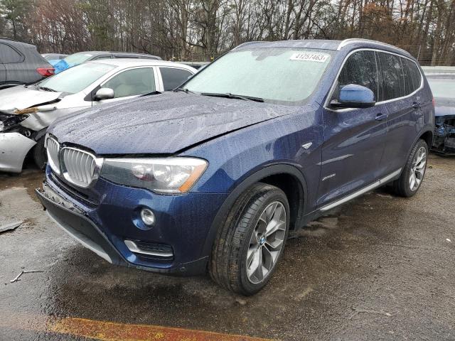 BMW X3 XDRIVE2 2016 with VIN 5UXWX9C57G0D85408 - Photo from auction