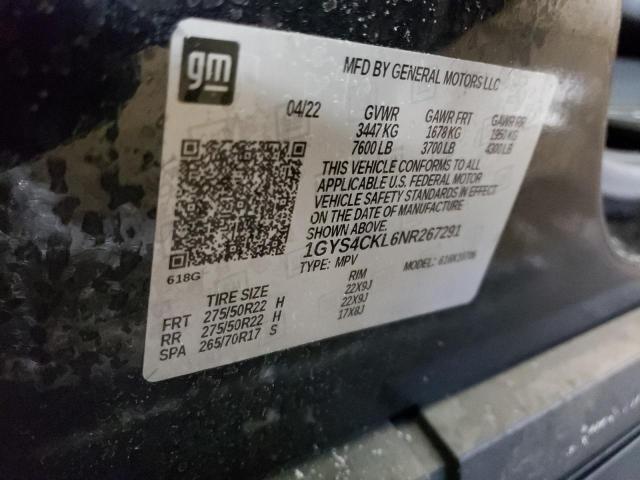 Photo 10 from auction – 2022 CADILLAC ESCALADE P with VIN 1GYS4CKL6NR267291