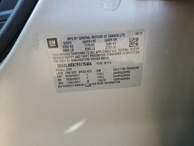 Foto 14 de la subasta – 2015 GMC TERRAIN SL con VIN 2GKALMEK7F6176464