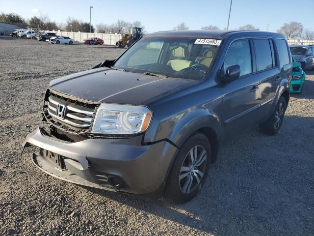 HONDA PILOT LX 2015 with VIN 5FNYF3H24FB002949 - Photo from auction