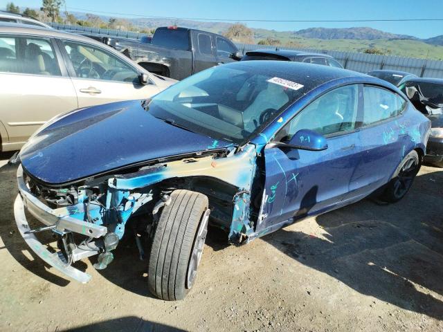 TESLA MODEL 3 2021 with VIN 5YJ3E1EB6MF999746 - Photo from auction