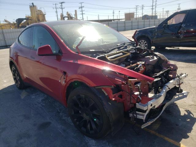 Photo 4 from auction – 2021 TESLA MODEL Y with VIN 5YJYGDEE0MF093975