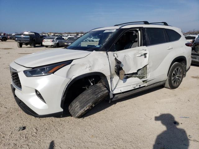 TOYOTA HIGHLANDER 2021 with VIN 5TDGZRAH5MS070917 - Photo from auction