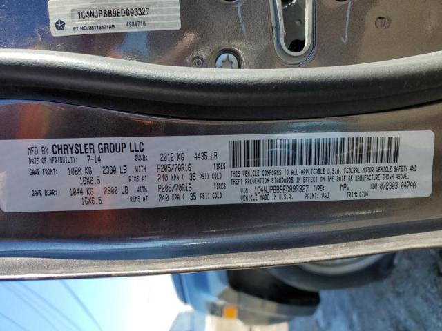 Photo 14 from auction – 2014 JEEP PATRIOT SP with VIN 1C4NJPBB9ED893327