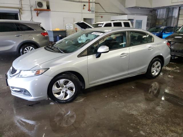 Photo 1 from auction – 2013 HONDA CIVIC LX with VIN 2HGFB2F53DH558270