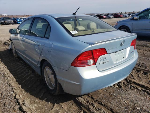 Photo 2 from auction – 2008 HONDA CIVIC HYBR with VIN JHMFA36208S013783