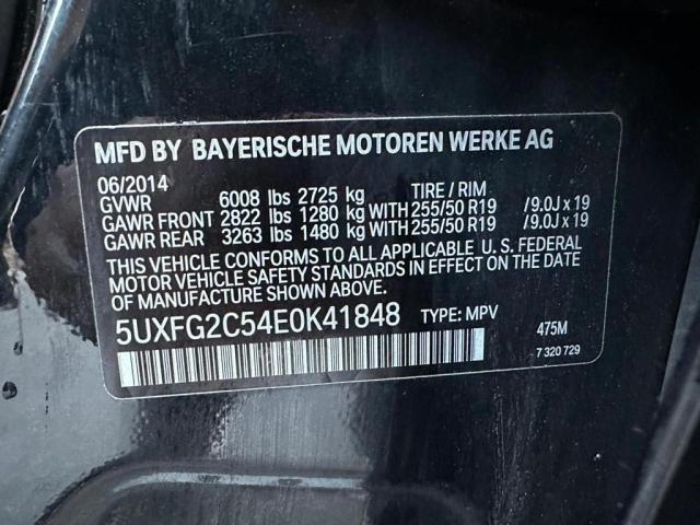 Photo 10 from auction – 2014 BMW X6 XDRIVE3 with VIN 5UXFG2C54E0K41848