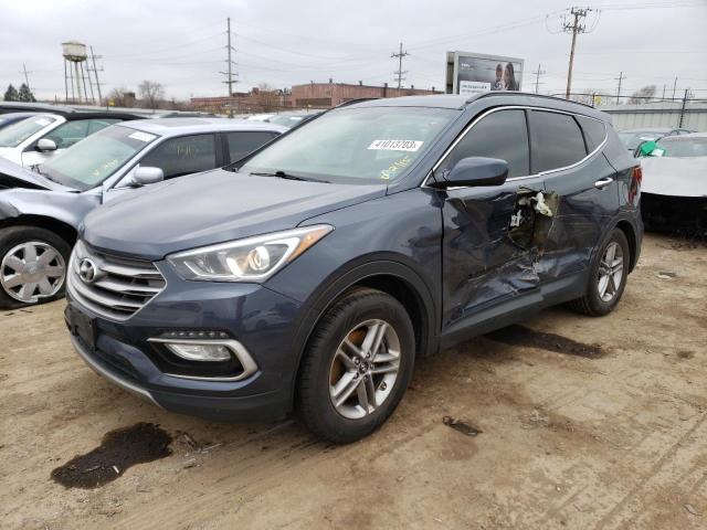 HYUNDAI SANTA FE S 2017 with VIN 5NMZU3LB4HH037185 - Photo from auction