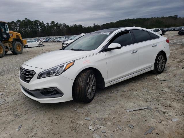 HYUNDAI SONATA SPO 2017 with VIN 5NPE34AB2HH495093 - Photo from auction