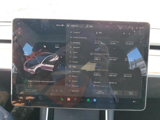 Photo 9 from auction – 2019 TESLA MODEL 3 with VIN 5YJ3E1EA2KF193116