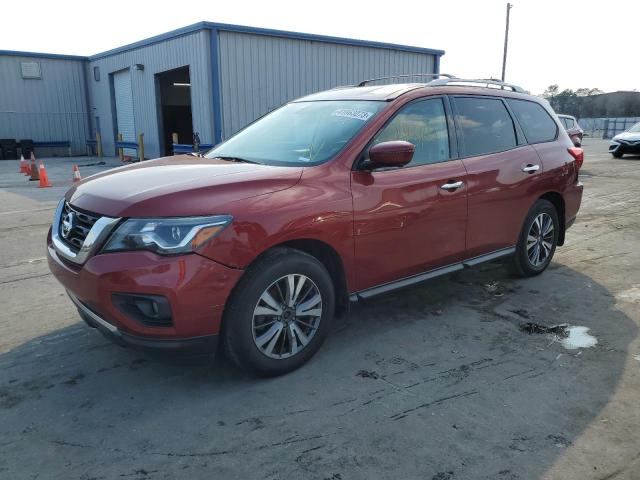 NISSAN PATHFINDER 2017 with VIN 5N1DR2MN7HC698038 - Photo from auction