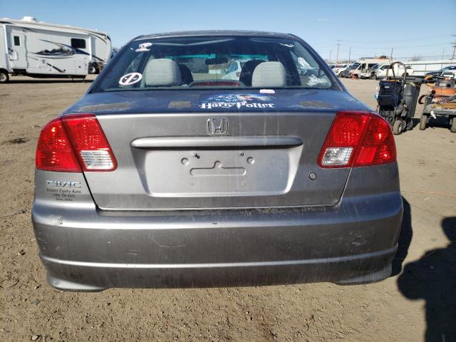 Photo 6 from auction – 2005 HONDA CIVIC DX V with VIN 2HGES16385H577418