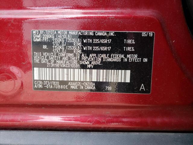 Photo 14 from auction – 2019 TOYOTA RAV4 LE with VIN 2T3H1RFVXKC010591