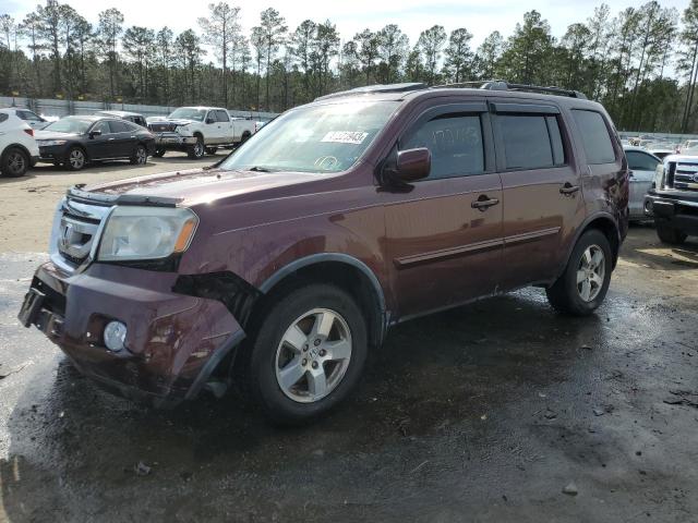 HONDA PILOT EXL 2011 with VIN 5FNYF3H50BB026198 - Photo from auction