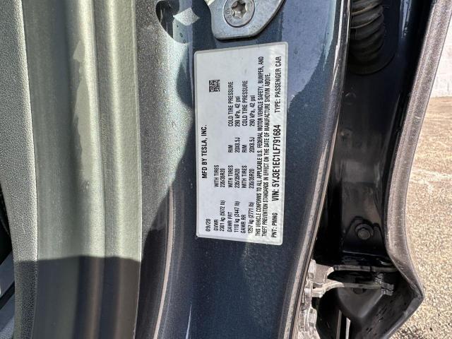 Photo 10 from auction – 2020 TESLA MODEL 3 with VIN 5YJ3E1EC1LF791684