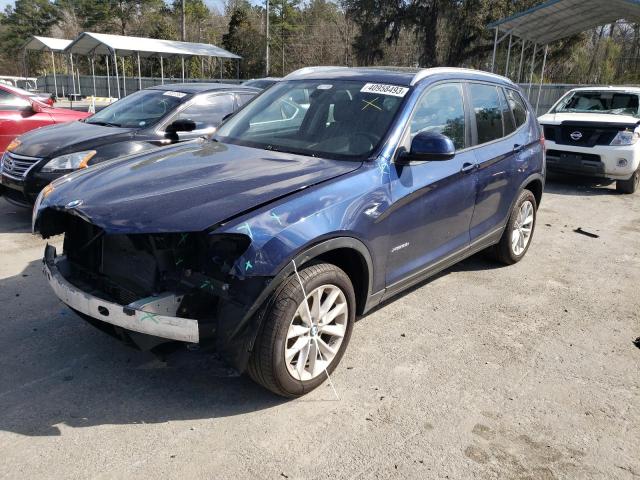 BMW X3 XDRIVE2 2015 with VIN 5UXWX9C53F0D58656 - Photo from auction