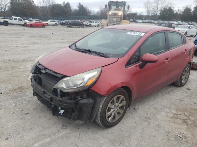 KIA RIO LX 2013 with VIN KNADM4A37D6283955 - Photo from auction