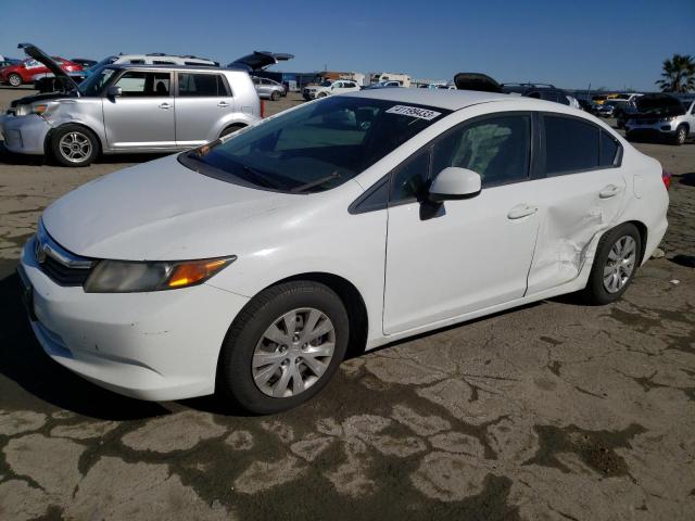 HONDA CIVIC LX 2012 with VIN 19XFB2F57CE369632 - Photo from auction