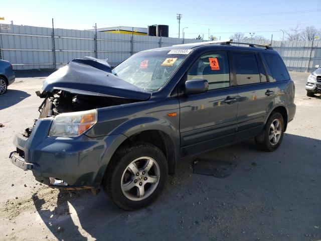 HONDA PILOT EX 2006 with VIN 2HKYF18466H522710 - Photo from auction