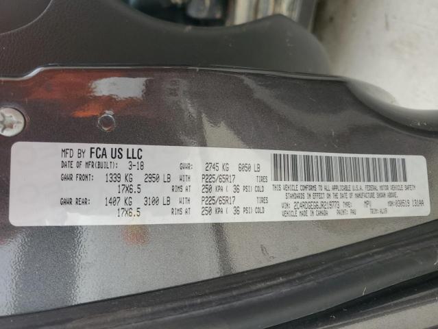Photo 14 from auction – 2018 DODGE GRAND CARA with VIN 2C4RDGEG6JR219773