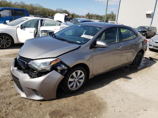 TOYOTA COROLLA L 2015 with VIN 2T1BURHEXFC344354 - Photo from auction