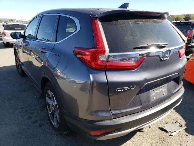 Photo 2 from auction – 2017 HONDA CR-V EX with VIN 7FARW1H59HE002181