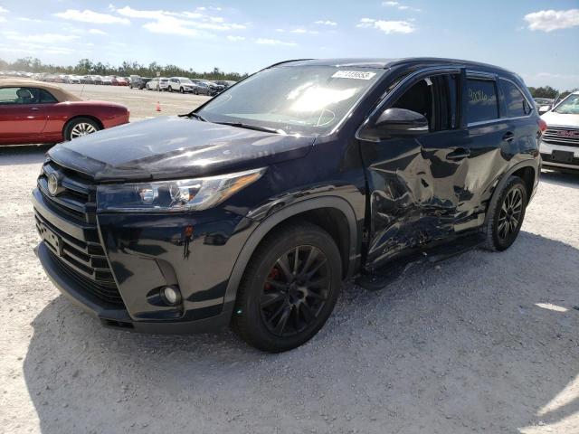 TOYOTA HIGHLANDER 2017 with VIN 5TDKZRFHXHS214969 - Photo from auction