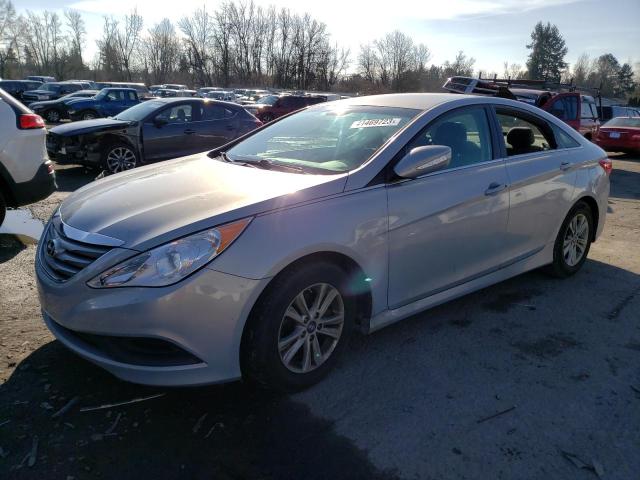 HYUNDAI SONATA GLS 2014 with VIN 5NPEB4AC5EH877173 - Photo from auction