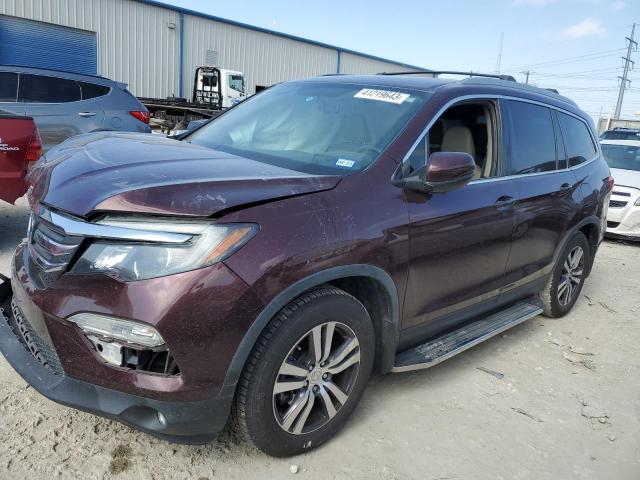 HONDA PILOT EXL 2017 with VIN 5FNYF5H83HB029515 - Photo from auction