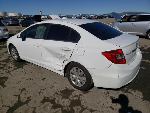 Photo 2 from auction – 2012 HONDA CIVIC LX with VIN 19XFB2F57CE369632