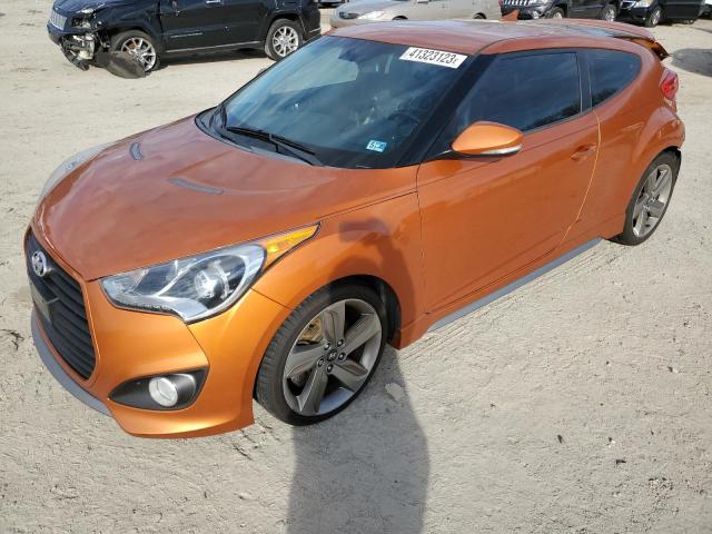 HYUNDAI VELOSTER 2013 with VIN KMHTC6AE6DU094736 - Photo from auction