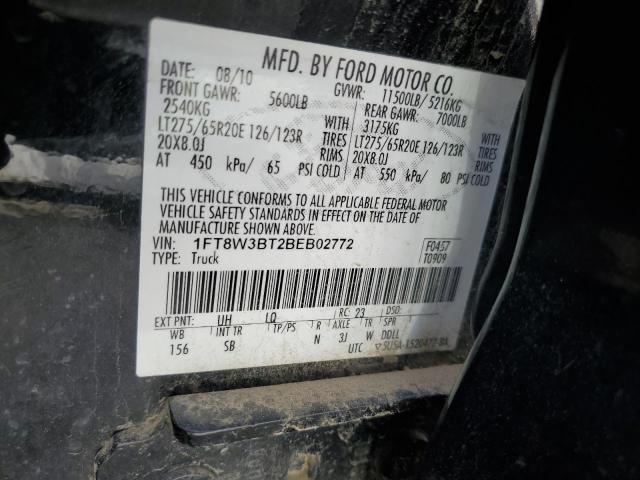 Photo 10 from auction – 2011 FORD F350 SUPER with VIN 1FT8W3BT2BEB02772