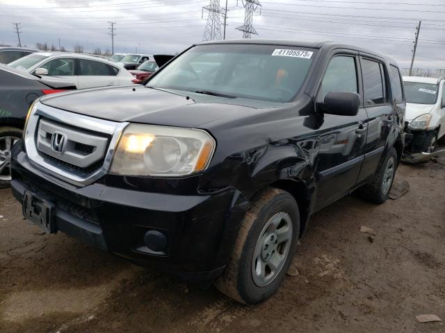 HONDA PILOT LX 2011 with VIN 5FNYF4H28BB077847 - Photo from auction