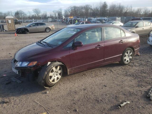 HONDA CIVIC LX 2008 with VIN 2HGFA16558H523619 - Photo from auction