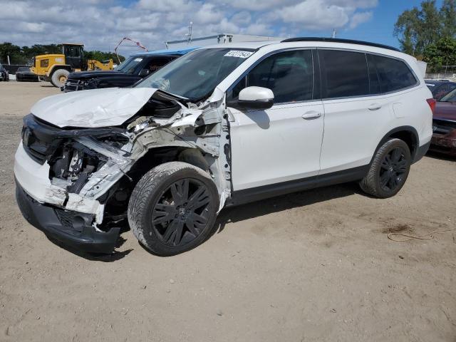 HONDA PILOT SE 2021 with VIN 5FNYF5H25MB008820 - Photo from auction
