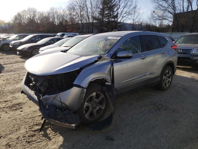 HONDA CR-V EX 2018 with VIN 7FARW2H54JE062106 - Photo from auction