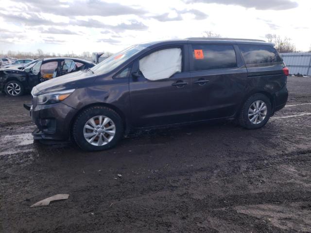 KIA SEDONA LX 2015 with VIN KNDMB5C16F6016402 - Photo from auction