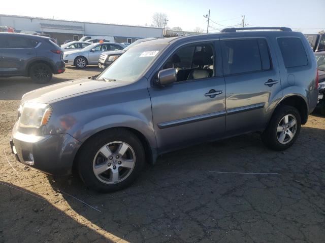 HONDA PILOT EXLN 2011 with VIN 5FNYF4H70BB008632 - Photo from auction