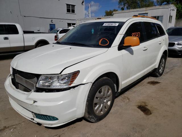 DODGE JOURNEY SE 2017 with VIN 3C4PDCAB6HT598792 - Photo from auction
